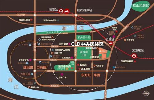 旭輝中南·樾府位置圖